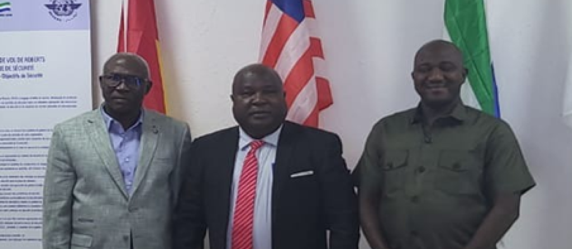 Hon. Sekou Oumar Thiam of Guinea, Atty. George S. Mulbah of Liberia and Dr. Morris T. Baio of Sierra Leone