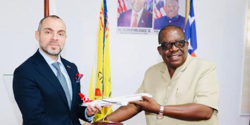 LCAA Holds Exploratory Talks with Turkish Airlines, Exploring Potential for New Flights to Liberia